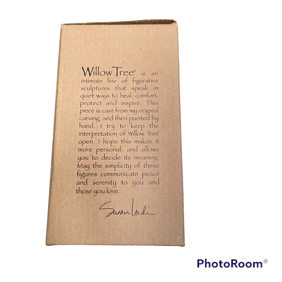 Willow Tree Sign For Love " I Love You" Vintage Figurine In Box - Picture 4 of 9